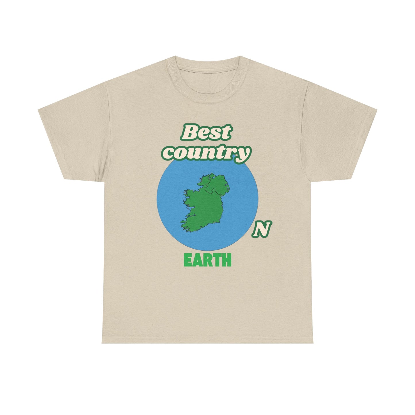 Ireland Globe T-Shirt (sand)